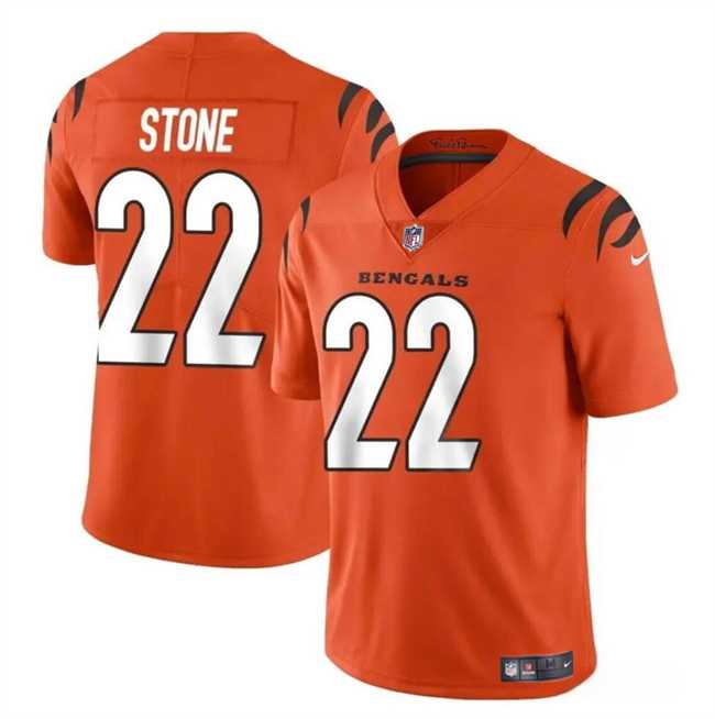 Men & Women & Youth Cincinnati Bengals #22 Geno Stone Orange Vapor Untouchable Limited Stitched Jersey->cincinnati bengals->NFL Jersey